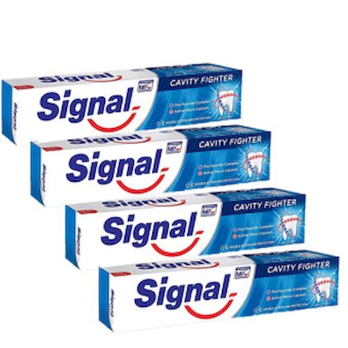 Signal Cavity Fighter Toothpaste 120ml 4Pcs