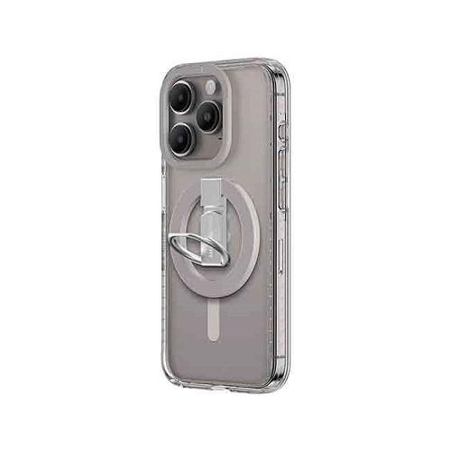 Amazing Thing Titan Pro Magnetic Case with Grip Ring for iPhone 15 Pro Gray No.15578 