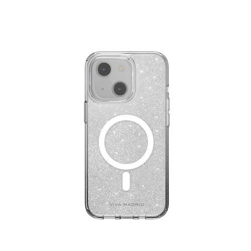 Viva Madrid Apple iPhone 13 Celeste Hybrid TPU PC Halo Case with Glitters 6.1Inch No.12511