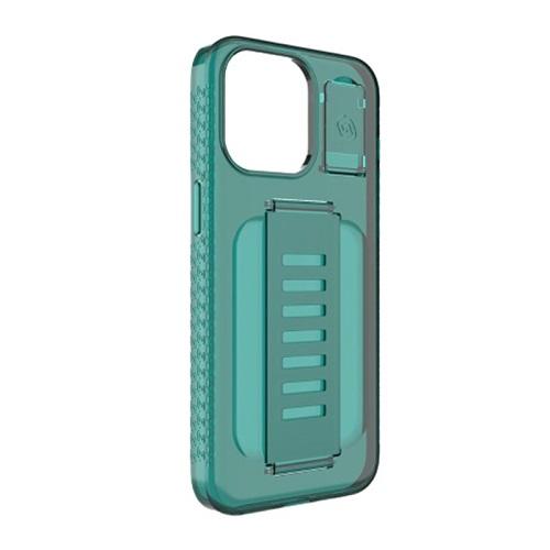 Grip2u Boost Case with Kickstand iPhone 15 Pro Max Teal Blue Green No.15257