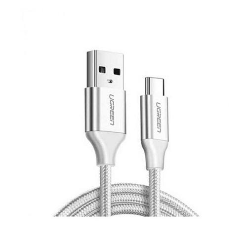 يوجرين كابل USB الي Type C نايلون مضفر ابيض 2م رقم.10911