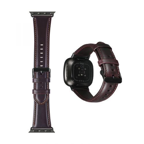 Wiwu Leather Watch Band for iWatch 42/44mm Coffee Brown No.12341