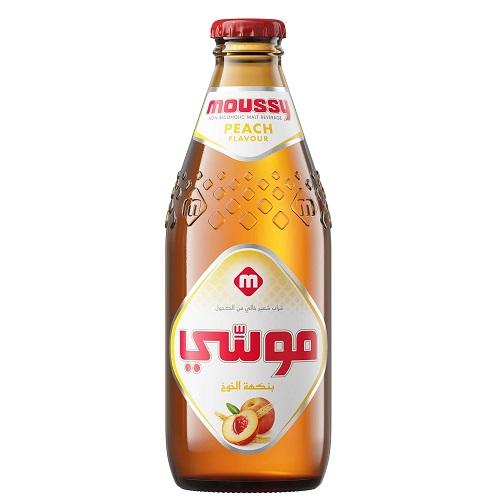 Moussy Malt Drink Alcohol Free Peach Flavour 330ml