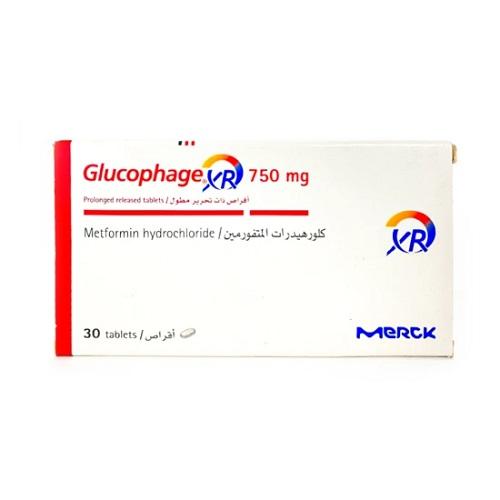 جلوكوفاج اكس ار 750مجم 30قرص