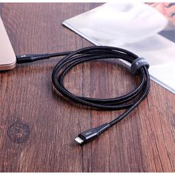 اي ووك تويستر PD QC Type C شاحن لايتنينج وكابل اسود 1م موديل رقم.CST024CIP-001A