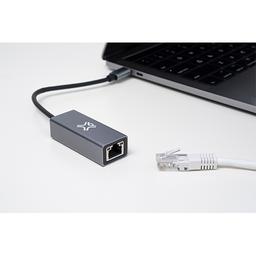 اكستريم ماك محول Type C الى ايثرنت فضي موديل رقم.XWH-ACE-13