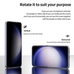 Araree Core Glass Screen Protector for Samsung Galaxy S24 Privacy Black Model No.S24-ICOR-PV
