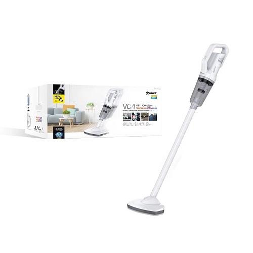 XPower VC4 Cordless Vacuum Cleaner 4in1 6000mAh Battery White Model No.ST-6101-WH