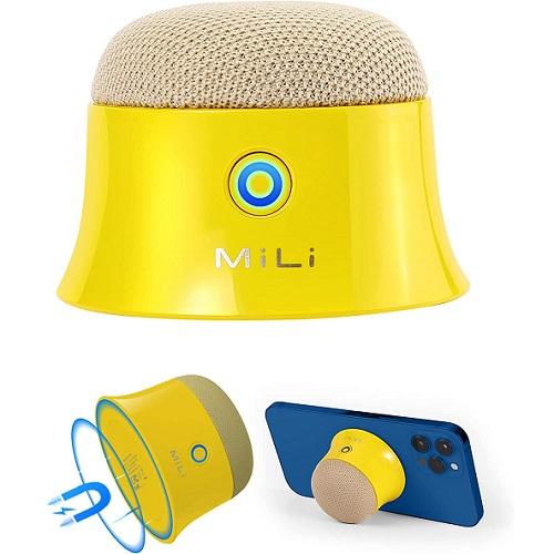 Mili Mag Soundmate Mini Bluetooth Speaker MagSafe Yellow Model No.HD-M12-Y