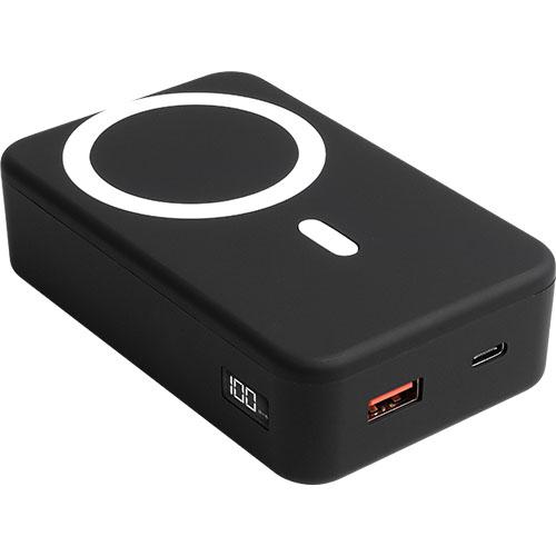 Xtrememac Powerbank Magsafe with Holder and Digital Display 10000mAh Black Model No.XWH-PMS-13