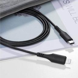 ميلي ام اف اي كابل PD Type C الى لايتنينج 1م اسود موديل رقم.HI-L70-B