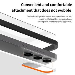 Araree Core Glass Screen Protector for Samsung Galaxy S24 Privacy Black Model No.S24-ICOR-PV