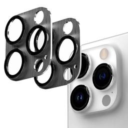 Araree Camera Lense Protector Tempered Glass with Metal Base for iPhone 15 Pro and 15 Pro Max Black Model No.IP23P-MBCSUB-BK