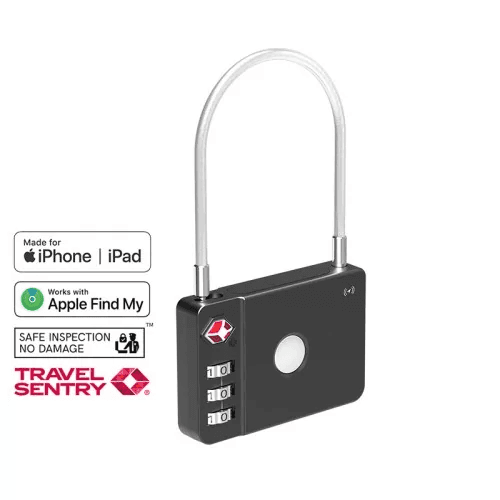 MiLi MiLock Luggage Anti Loss Lock Black Model No.HD-P16-L