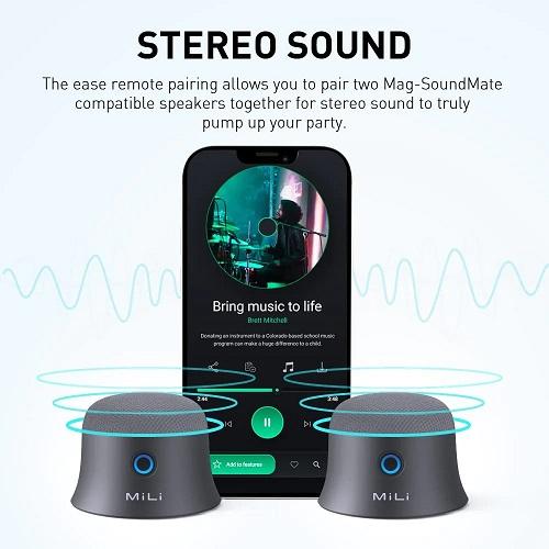 ميلي ماج ساوند ميت مكبر صوت بلوتوث ميني ماج سيف اسود موديل رقم.HD-M12-B