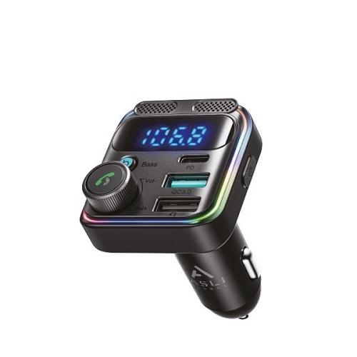 اسلي غلوبال ثاندرفولت جهاز ارسال FM لاسلكي للسيارة 48واط اسود موديل رقم.AS-MP32