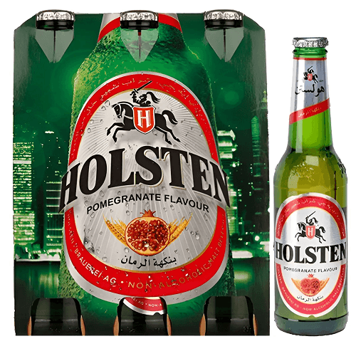 Holsten Malt Beverage Pomegranate Flavor 330ml 6Pcs