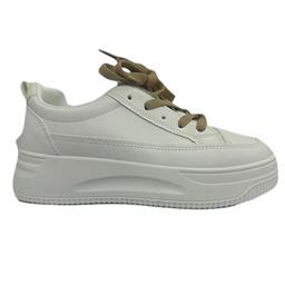 Fashion Women Shoes White and Beige Model No.A102