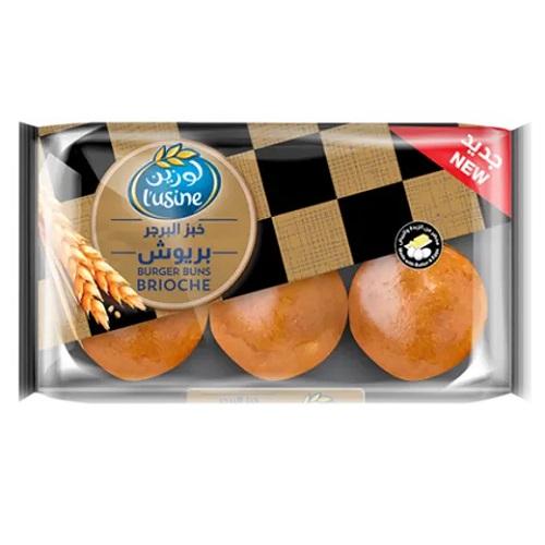 Lusine Burger Buns Brioche 6Pcs 400g