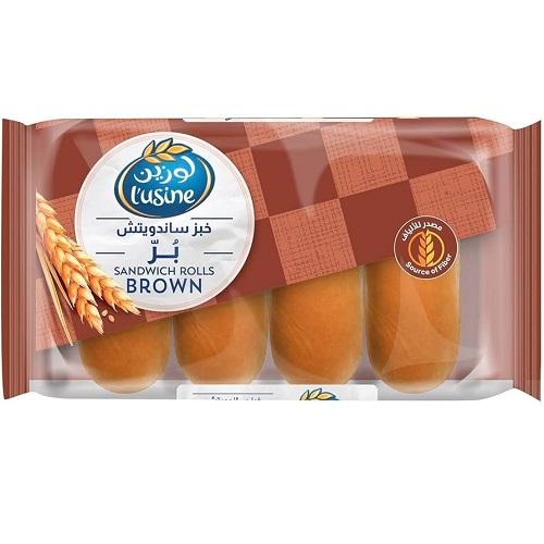 Lusine Sandwich Roll Brown Bread 4Pcs 200g