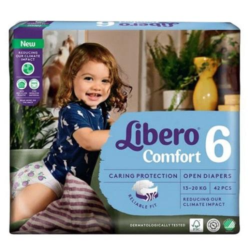 Libero Comfort Baby Diapers Size6 from13to20Kg 42Diapers