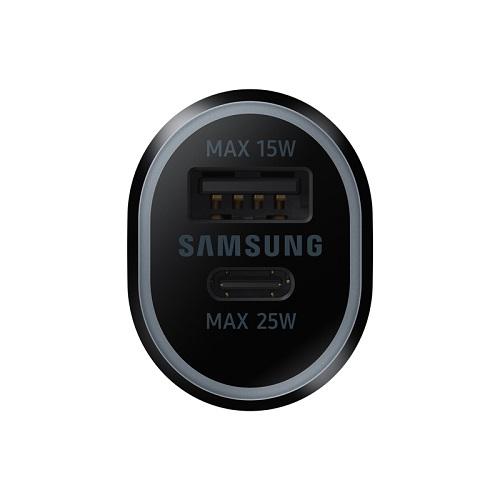  سامسونج شاحن سيارة ثنائي المنفذ 25واط Type C و 15واط USB رقم.15091