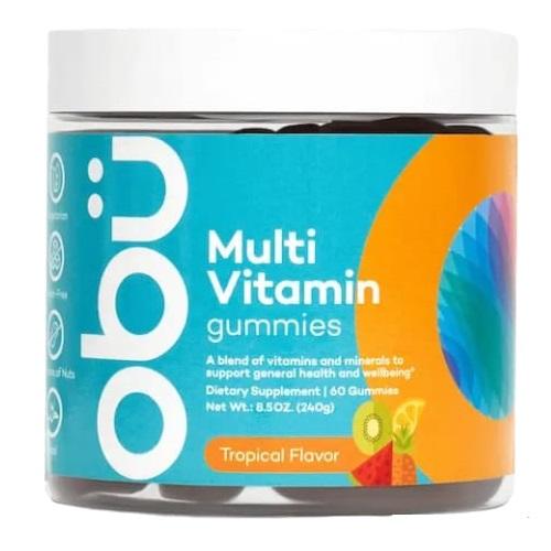 Obu Multi Vitamin Gummies Tropical 60Pcs 240g
