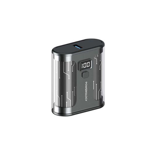 Powerology Crystalline Series Power Bank 10000mAh PD 35W Transparent Grey No.15230