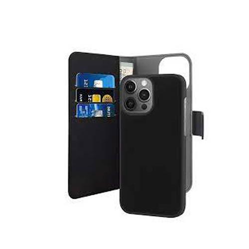 Puro iPhone 13 Pro Max 2in1 Magnetic Wallet Case Black No.13115