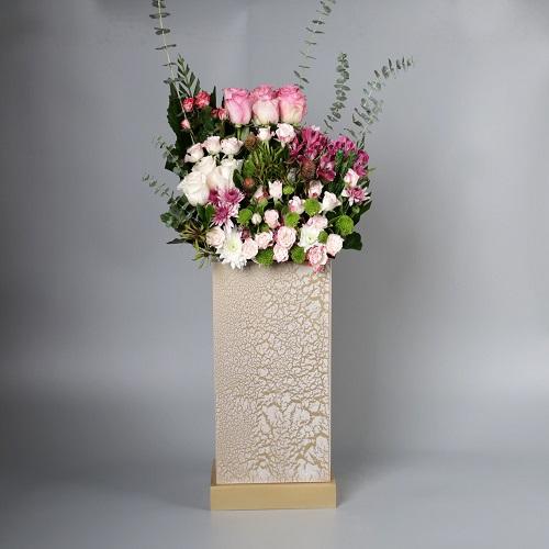 Golden Rose Wood Decor with Card Printing Model No.RS120 