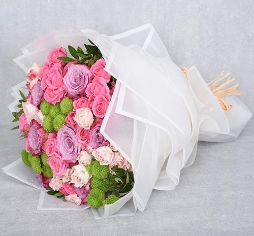 Bouquet Mix Baby Rose And Jouriers Model No.RS49