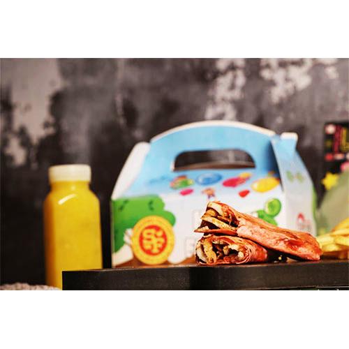 Kids Meal BBQ Sauce Saj Meat Beet Meal