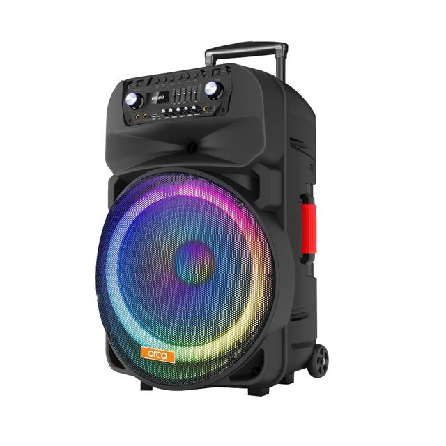 Orca Rechargeable Trolley Speaker 120W RMS Model No.OR-CAD18I