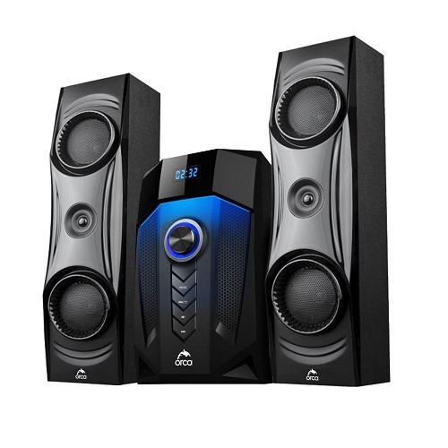 اوركا سماعات 2.1CH للوسائط المتعددة 38واط RMS موديل رقم.OR-182H