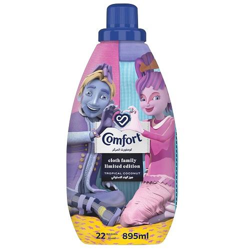 Comfort Concentrated Fabric Softener Tropical Coconut 895ml