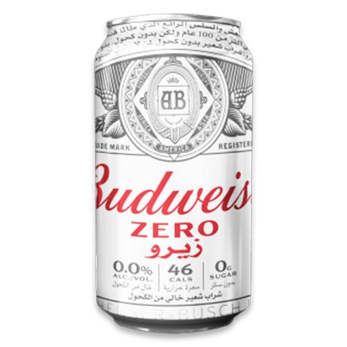 Budweiser Zero Non Alcoholic Barley Beverage 330ml