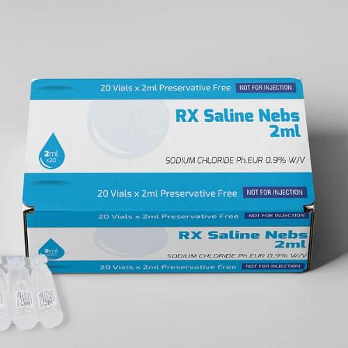 RX Saline Nebs 2ml 20Vials