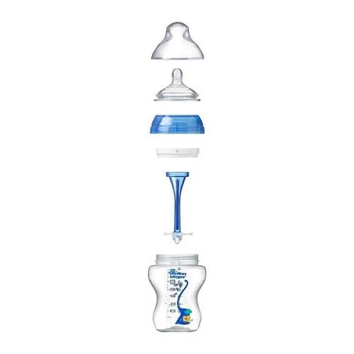 Tommee Tippee Advanced Anti Colic Bottle Boys 260ml Blue Model No.TT42257585