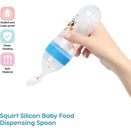Disney Squirt Silicone Baby Food Dispensing Spoon Model No.TRHA7894