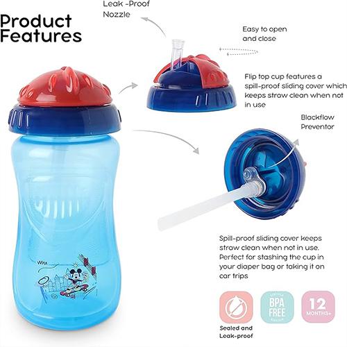Mickey Baby Straw Cup 360ml Model No.TRHA1705