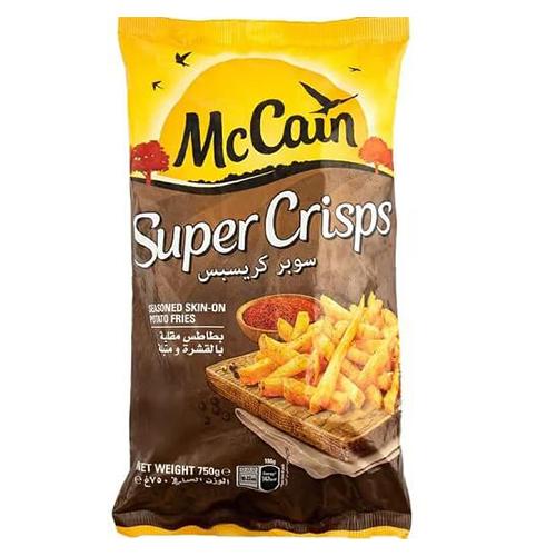 McCain Super Crisps Skin and Seasoned French Fries 750g
