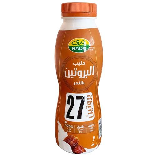 ندى حليب بروتين قليل الدسم بنكهة التمر 320مل