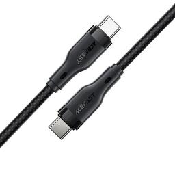 ايس فاست C8-03 كابل بيانات وشاحن Type C الى Type C اسود رقم.15885
