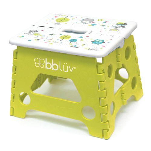 Bbluv Step Stool Folding Adjustable Seat for Children Lemon Model No.B0114-L.