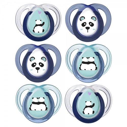 Tommee Tippee Anytime Soother from0to6Month 6Pcs Model No.TT433510