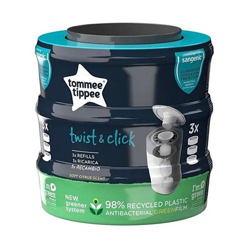 Tommee Tippee Sangenic Universal Cassette 3Pcs Model No.TT85100701