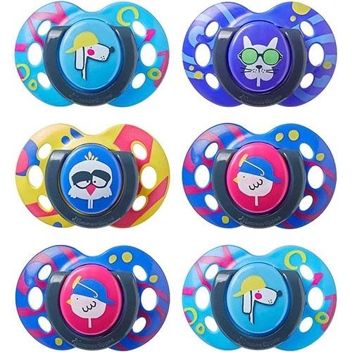 Tommee Tippee Fun Style Soother from6to18Months 6Pcs Model No.TT433513