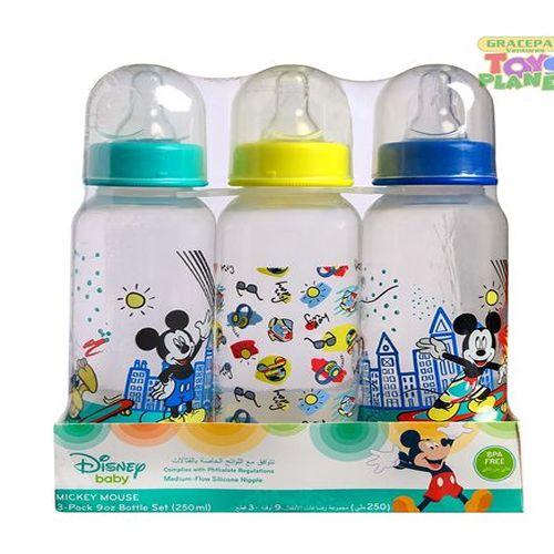 Disney Baby Feeding Bottle 9oz Newborn 3Pcs 260ml Cars mix Model No.TRHA1686