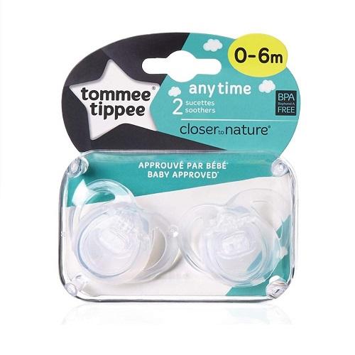 Tommee Tippee Closer to Nature Anytime Soothers from0to6Months Model No.Tt43335464