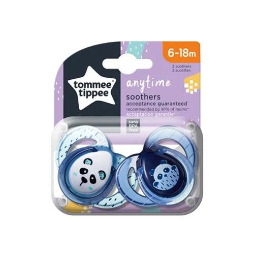 Tommee Tippee Anytime Soother from6to18Months 2Pcs Model No.TT433544